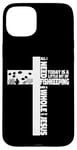 iPhone 15 Plus Saltwater Aquarium Cross Faith Christian Jesus All I Need Case