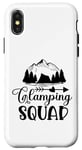 Coque pour iPhone X/XS Glamping Squad Funny Matching Girls Glamping Trip Lovers