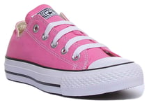 Converse All Star M9007 Ox All Star Ox Core Womens Trainer Pink Uk 3 - 9