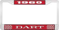 OER LF120160C nummerplåtshållare 1960 dart - röd