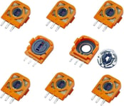 8x Fu 10k Potentiomètre De Remplacement Pour Ps4, Ps3, Switch Pro Manette Sans Fil, Module De Capteur À Résistance Variable Pour Favor Union Joystick Analogique