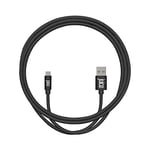 Juice USB Type C 1m Charger and Sync Cable for Samsung Galaxy S20, S10, S9, S8, S20 Plus, Huawei P30, P20, Google Pixel 6, Apple Ipad 2020, Pro 2020, Air 2020 - Black