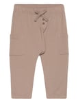 Lindex Trousers Joggers Cargo Beige