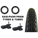 1 x EASI-PUSH PRAM TYRE for Baby Jogger City 12 1/2" x 2 1/4 + Bent Valve tube