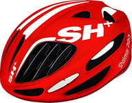 Sh Plus Shalimar Pro Casque de vélo pour Homme, Rouge/Blanc Brillant, 58-61