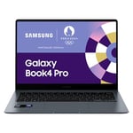Samsung Galaxy Book4 Pro Ordinateur portable 14'', Intel Evo Edition – Intel Core Ultra 5, 125H 16Go RAM 512Go SSD Intel ARC Graphics, Gris anthracite, clavier AZERTY FR