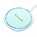 NANAMI Wireless Charger for iPhone and Samsung - Wireless Charging Pad Qi-Certified 10W Max for iPhone 16 15 14 13 12 SE2 11 Xs XR X 8 Plus New Airpods and Galaxy S24 S23 S22 S21 S20 S10 S9 S8 Note 20