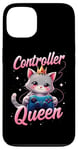 iPhone 13 Controller Queen Cute Gamer Cat Design- Gaming Cat Lovers Case