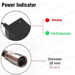 Chargeur de vélo électrique pour scooter,batterie au lithium pour Kugoo G1 Kugoo Kirin G3,chargeur de vélo électrique,pipeline 58.8V,série 14 52V - Type 4-Pin XLR-EU