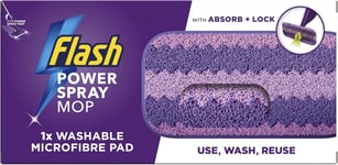 Flash Power Spray Mop Microfibre Cloth - Washable & Reuseable Pad... 