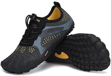 SAGUARO Chaussures Minimaliste Enfant Barefoot Shoes Garçons Chaussures Pieds Nus Filles Antidérapantes Barefoot Chaussure de Trail Aquatique Plage Randonnée pour Semelle Zero Drop Noir EU GR.35