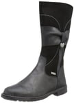 Ferdinand Richter Girls Lina 3 Black Boots 4751-221-9900 11.5 UK Child, 30 EU