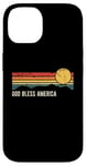 iPhone 14 God Bless America Sunset Distressed Style Design Case