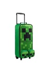 Minecraft Kids Boys Trolley Bag Suitcase Hand Wheels Luggage Case Travel