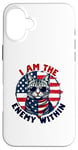 Coque pour iPhone 16 Plus I Am The Enemy Within Harris Trump Funny US Election 2024