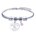 FGHJK Cadeau Noel Fille Cadeau Fille Cadeau D'anniversaire Garçon Fille Enfant Je T'aime Ma Fille Cadeau Fille à Ma Fille Bracelet Femme Idee Cadeau Ado Fille Pendentif Bracelets (Fille-3)