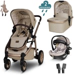 Cosatto Wow 3 Travel System 4 piece Bundle Whisper