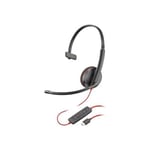 POLY Blackwire C3210 casque USB-C/A - 1 écouteur