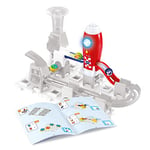 VTech - Marble Rush, Extension Électronique Circuit à Billes Fusée Sons et Lumières, Jeu de Construction, 3 Pièces, 3 Billes, Cadeau Enfant Dès 4 Ans - Contenu en Français