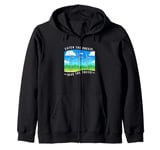 Catch The Breeze Save The Trees Wind Energy Turbine Zip Hoodie