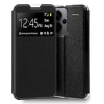 Coque Cool Flip Cover pour Xiaomi Redmi Note 13 Pro Plus 5G Uni Noir