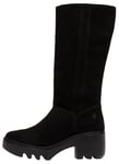 Fly London Women's TAAB512FLY Knee High Boot, Black, 2.5 UK