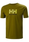 Helly Hansen Mens HH Logo T-Shirt, Olive Green, XL