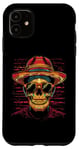 Coque pour iPhone 11 Sugar Skull Day Dead Squelette Halloween T-shirt graphique