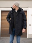 Twentyfour Mode Warm Parkas - Herre - Sort - M