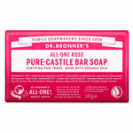 Dr. Bronner's Såpestykke Rose, 140gr