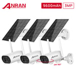 ANRAN 2K IP Camera Wireless WIFI outdoor CCTV HD Smart Home Security IR UK Solar