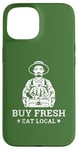 Coque pour iPhone 15 Apple Farmer Farmers Market Acheter Fresh Eat Local Apple Farmer