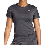 adidas Adizero Womens Running Top Black Short Sleeve Lightweight Run T-Shirt