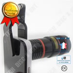 Objectif pour smartphone 8X / 12X optique zoom télescope caméra objectif clip télescope de téléphone portable