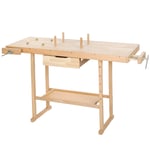 Wooden Workbench Bench Crafts Table Carpentry Wood Craftsmanship Carpenter New