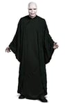 Disguise 107739D Voldemort, Official Harry Potter Wizarding World Adult Robe and Mask Halloween Costume Sized, Solid, Black, X-Large (42-46)