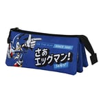 Karactermania Sega-Sonic On the run-Trousse Triple FAN 2.0, Bleu