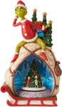 The Grinch by Jim Shore Figurine - Lighted Rotator