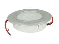 Mini Spot Encastré Led Gradateur Tactile Dimmable On Off DC 12V 2,5W Trou Rond 60mm (ARGENT, 3000K)