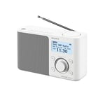 Sony XDR-S61D Portable Digital Radio with Sound - White