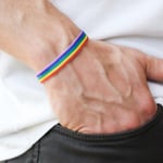 6 st regnbågsarmband herr armband pojkar armband lgbt regnbåge