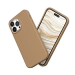 RhinoShield Coque Compatible avec [iPhone 14 Pro Max] | SolidSuit - Coque Fine avec Technologie d'absorption des Chocs et Finition Premium Matte - Bronze Antique