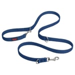 Laisse éducative HALTI - 7 Fonctions Conçues pour Vous Aider a Éduquer et Promener Votre Chien, Laisse de Dressage de Chien à Double Extrémité pour Chiens et Chiots (Taille L, Bleu Cobalt, 2m)