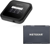NETGEAR Routeur 5G SIM WiFi 6E (MR6450) – routeur Mobile 5G WiFi Ultra-Rapide, 6 Gbit/s et Jusqu’à 32 appareils | Réseau sécurisé | Compatible Tous opérateurs| Livré avec Une Batterie supplémentaire