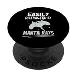 Raie Manta PopSockets PopGrip Interchangeable