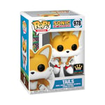 Funko Pop! Games: Sonic - Miles Tails Prower - Tails - (Flying) - Texture Velours - 1 Chance sur 6 D'avoir Une Variante Rare Chase - Sonic The Hedgehog - Figurine en Vinyle à Collectionner