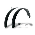 SKS GERMANY BLUEMELS Basic 20" 60MM Set Jeu de Garde-Boue, Accessoires pour vélo (système de sécurité ASR, entretoises en V avec ponts Fixes pour Un Ajustement Flexible), Noir