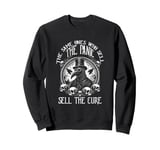 The Same Ones Who Sell The Panic Sell The Cure Plague Doctor Sweatshirt