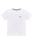 Lacoste Boys Classic Short Sleeve T-Shirt - White, White, Size 8 Years