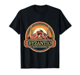 Constantinople Byzantium In Greek Constantinoupoli Byzantine T-Shirt